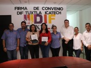 FIRMA DE CONVENIO DE COLABORACIÓN DIF TUXTLA – ICATECH