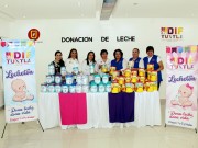 Donación de latas de leche en Polvo Voluntariado SMAPA y CMIC Chiapas