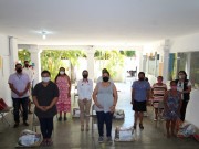 Entrega del programa “Alimentación Integral Materno Infantil 2021”.
