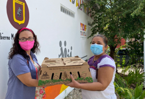 Donación de cinco mil aves de traspatio