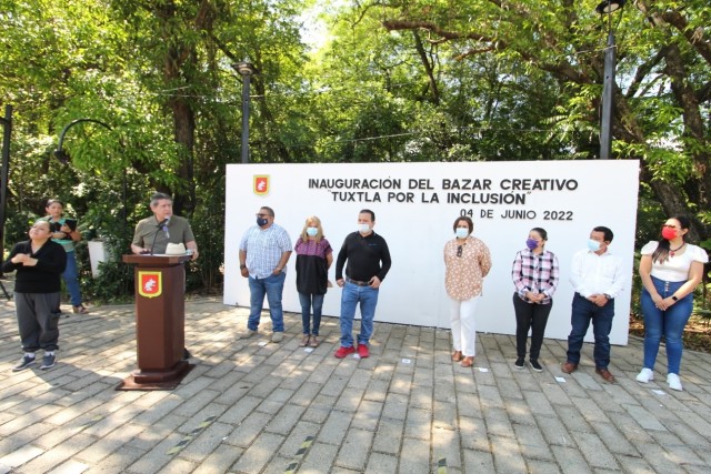 Inauguración del Bazar Creativo «Tuxtla por la Inclusión»