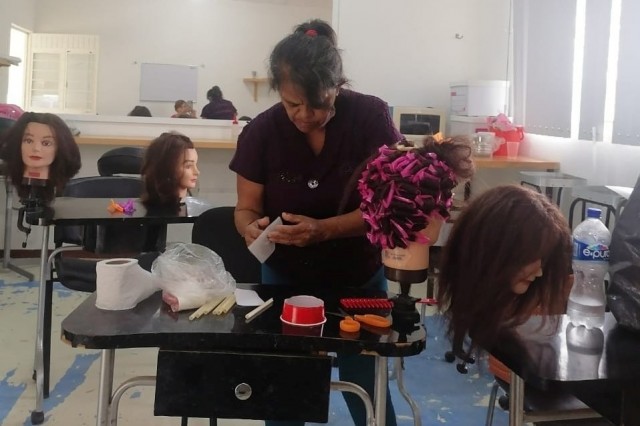 Actividades realizadas en el taller de Cultora de Belleza del CEDECO, Copoya