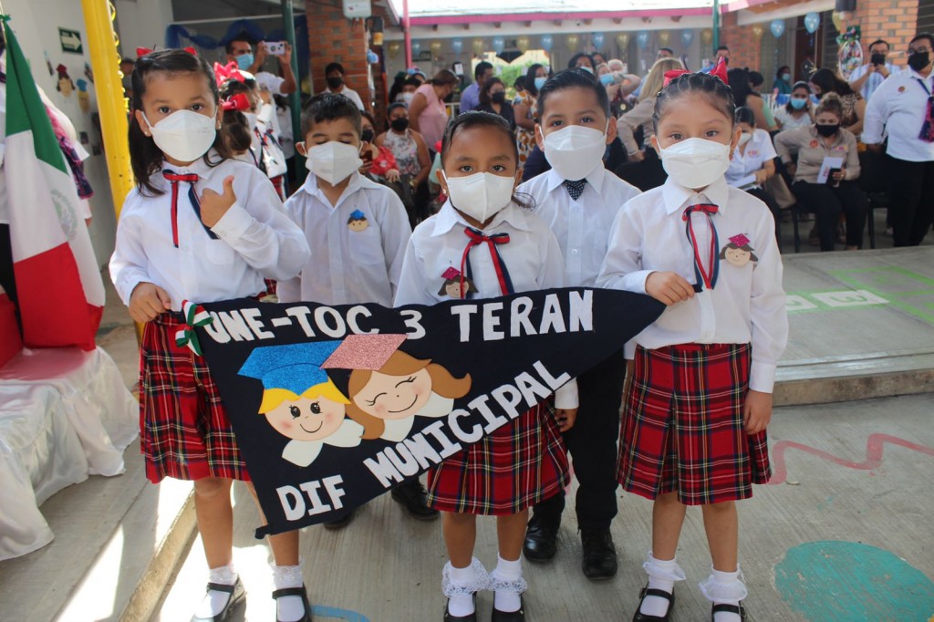 8 Niños y niñas de Unetoc III Terán culminaron con éxito sus estudios de preescolar