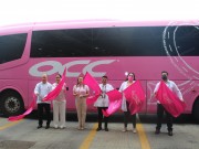 Caravana Rosa 2022″, que llevó a cabo Autobuses OCC y Fundación Cáncer de Mama (FUCAM)