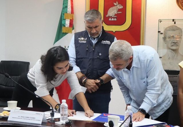 Protesta como integrantes de la Comisión Municipal Interinstitucional para la Prevención y Erradicación del Trabajo Infantil