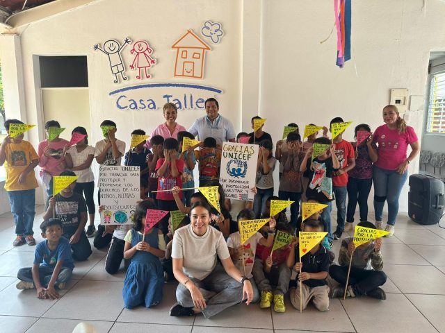 Personal de la UNICEF realizó una visita guiada a la Casa Taller de Formación Integral