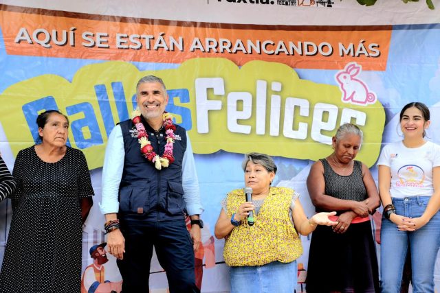 El Sistema DIF Tuxtla acompañó al presidente municipal de Tuxtla Gutiérrez, Ángel Torres, al arranque de la nueva obra “Calles Felices»