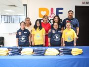 Entrega de uniformes a las y los jóvenes que forman parte de CAFECITO DIF