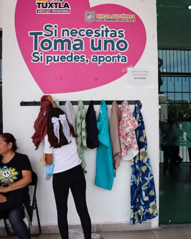 “Si necesitas, toma uno; si puedes, aporta”, seguimos fomentando la cultura de compartir y apoyar.